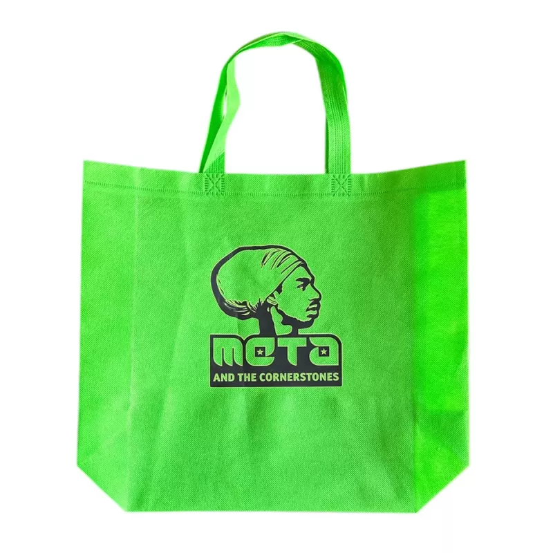 Meta and The Cornerstones - Green Beach Bag