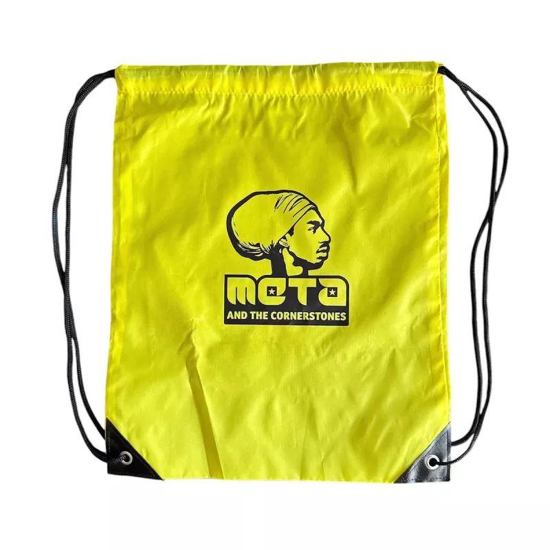 Meta and The Cornerstones - Lightweight Drawstring Backpack (Yellow)