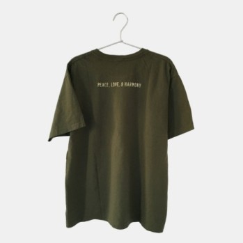 Unisex green t-shirt regular fit with logo of the Meta and the Cornerstones