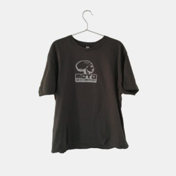 Unisex grey t-shirt regular fit with logo of the Meta and the Cornerstones