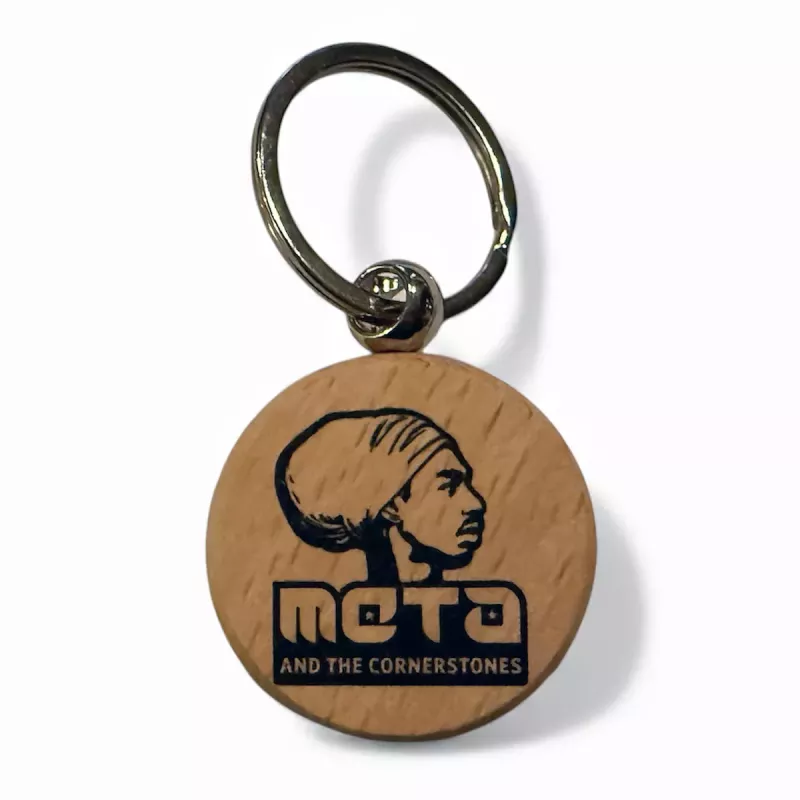 Meta and The Cornerstones - Porte-clefs en bois