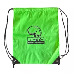 Meta and The Cornerstones - Lightweight Drawstring Backpack Bag (Green)