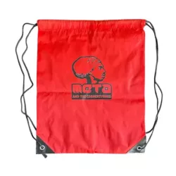 Meta and The Cornerstones - Lightweight Drawstring Backpack Bag (Red)