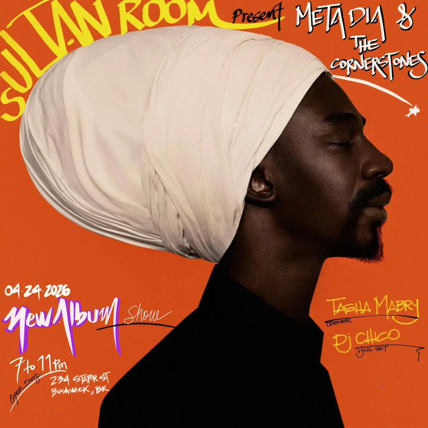 Meta and the Cornerstones | The Sultan Room, 234 Starr St, Brooklyn, NY 11237, USA