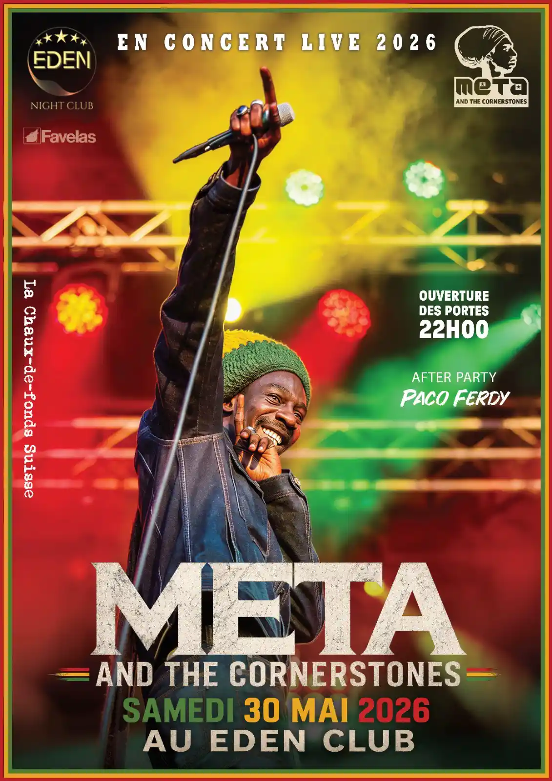 Meta and the Cornerstones | EDEN CLUB – La Chaux-de-Fonds (Switzerland, Neuchâtel